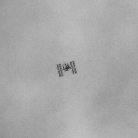 2016年7月2日13時55分、国際宇宙ステーション日面通過＠石川県加賀市