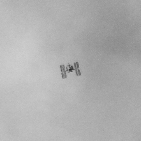 2016年7月2日13時55分、国際宇宙ステーション日面通過＠石川県加賀市