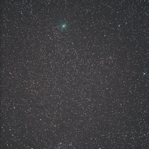 6日晩のハートレー彗星と二重星団