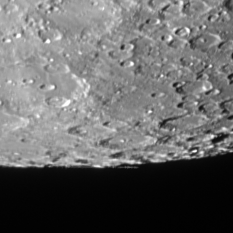 アルデバラン食、南限界線グレージング