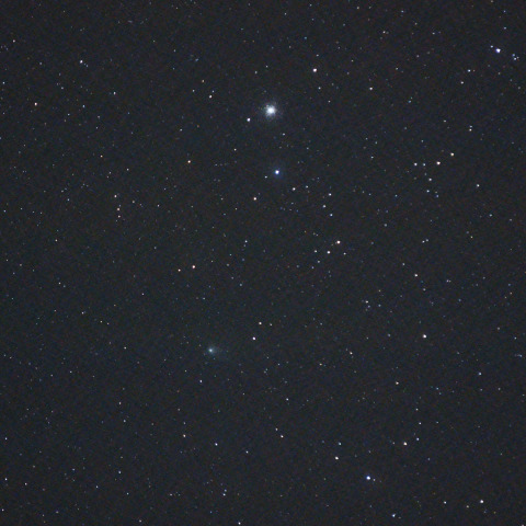 １日のガラッド彗星とM15