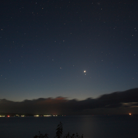 金星とレグルスの接近