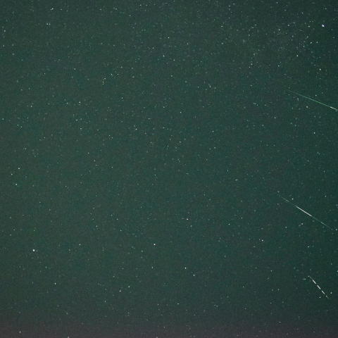 8月24/25日のペルセウス座流星群