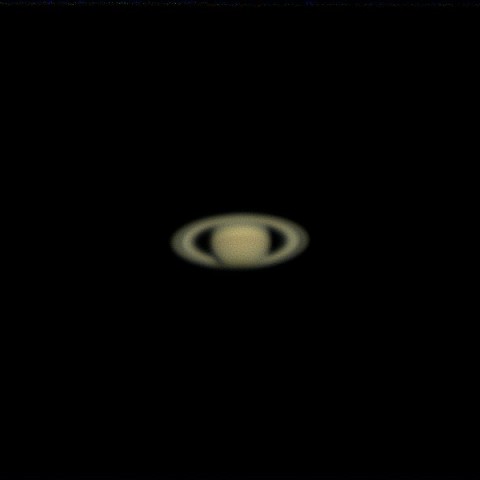 今年最初の土星