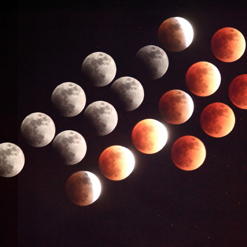 スーパー・ブルー・ブラッド・ムーン　我流合成