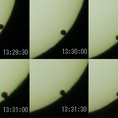 金星日面通過、第3接触とブラック・ドロップ現象