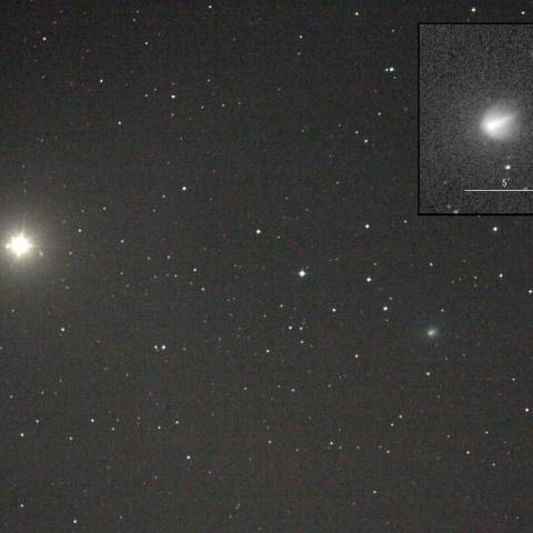 土星と池谷・村上彗星