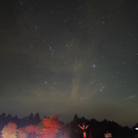 ペルセウス座流星群2021茶臼山高原