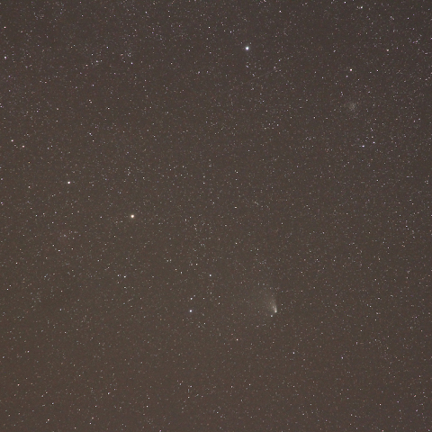 パンスターズ彗星がカシオペヤ座にやってきた