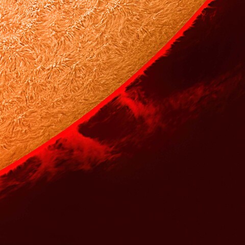 太陽プロミネンス 2024/04/15