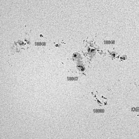 太陽黒点 2024/04/19