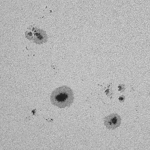 太陽黒点(活動領域13685&13686) 2024/05/22