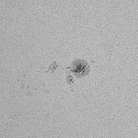 太陽黒点(活動領域13709&13711) 2024/06/12