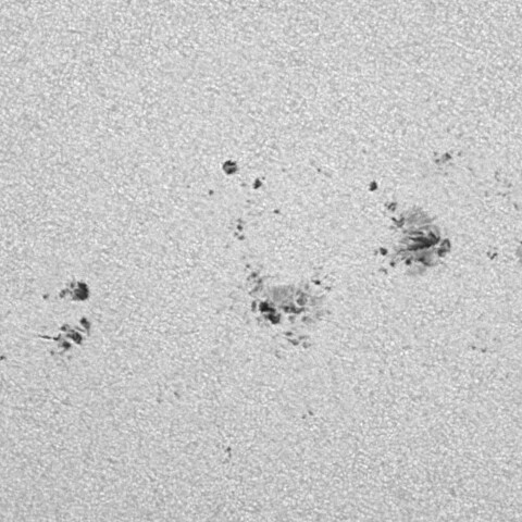 太陽黒点(活動領域13751&13761) 2024/07/20