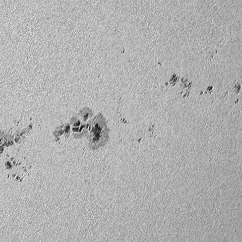 太陽黒点(活動領域13751&13761) 2024/07/23