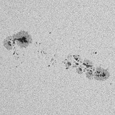 太陽黒点(活動領域14048) 2025/04/04