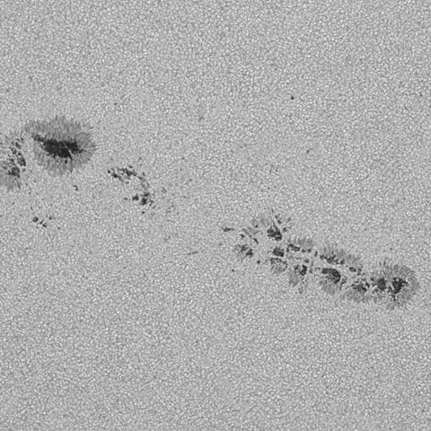 太陽黒点(活動領域14048) 2025/04/05