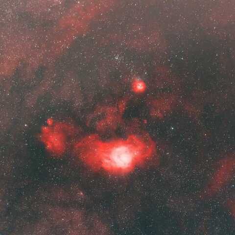 M8、M20とNGC6559
