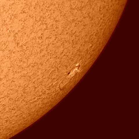 太陽黒点(西端) 2021/6/8