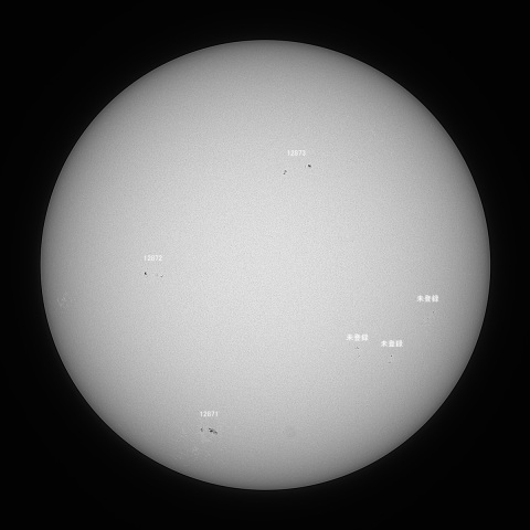 太陽(白色光) 2021/9/22