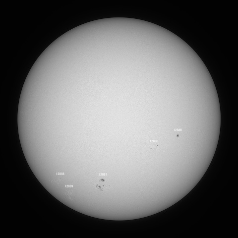 太陽(白色光) 2021/10/26