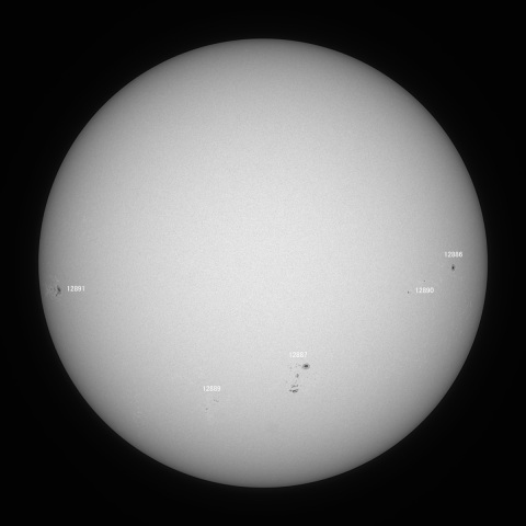 太陽(白色光) 2021/10/28