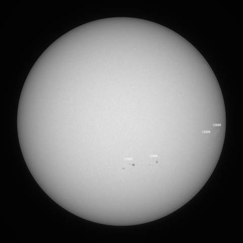 太陽(白色光) 2021/11/27
