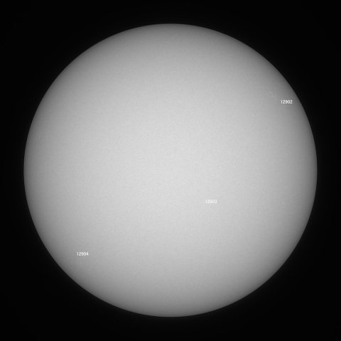 太陽(白色光) 2021/12/05