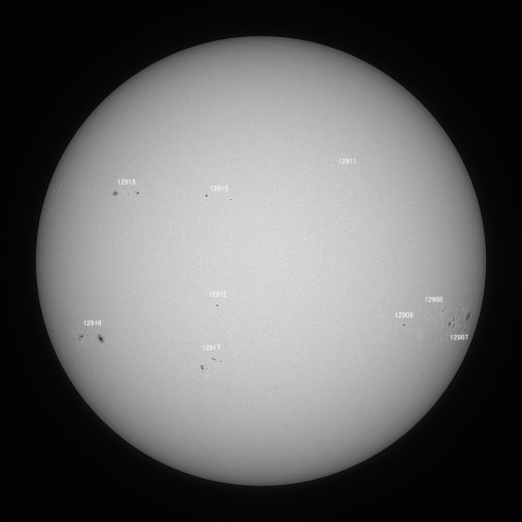 太陽(白色光) 2021/12/24