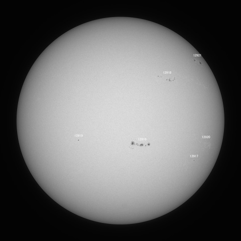 太陽(白色光) 2021/12/29