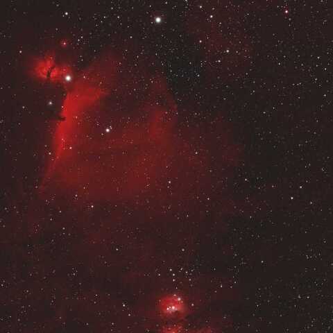 オリオン座三ツ星とM42