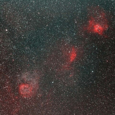 Sh2-280､Sh2-282とSh2-284