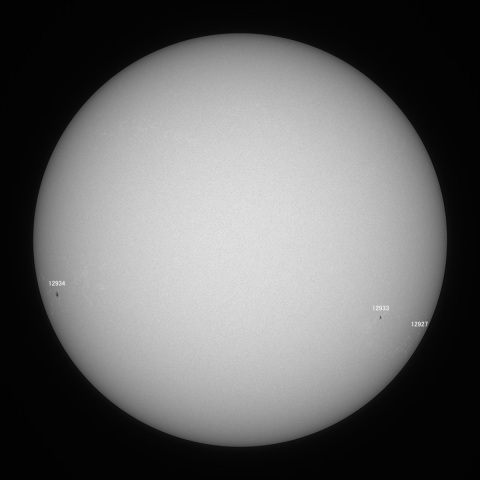 太陽(白色光) 2022/01/21