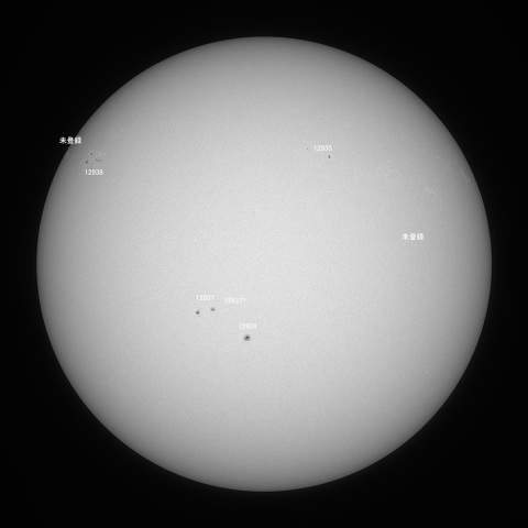 太陽(白色光) 2022/01/26