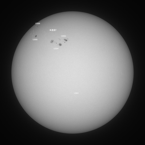 太陽(白色光) 2022/04/21