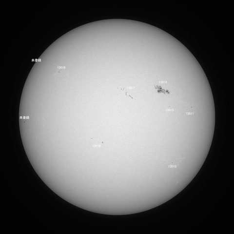 太陽(白色光) 2022/05/22
