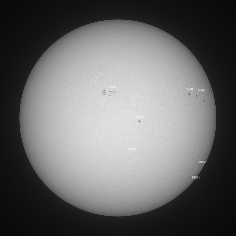 太陽(白色光) 2022/06/20