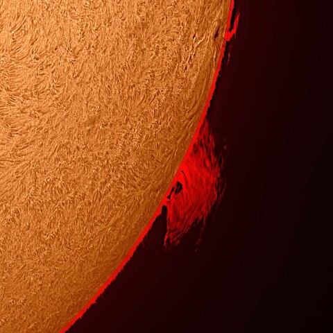 太陽プロミネンス 2022/07/18