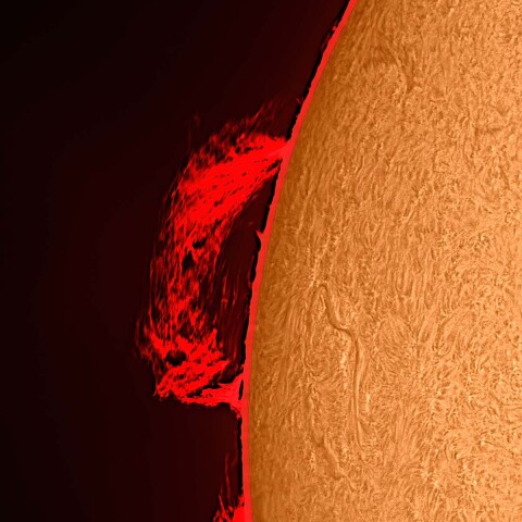 太陽プロミネンス 2022/08/03