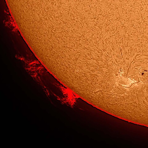 太陽プロミネンス 2022/09/16