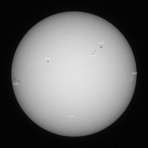 太陽(白色光) 2022/10/02