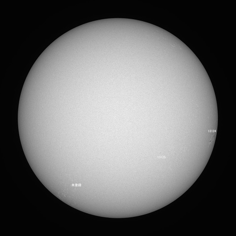 太陽(緑色光) 2022/10/19