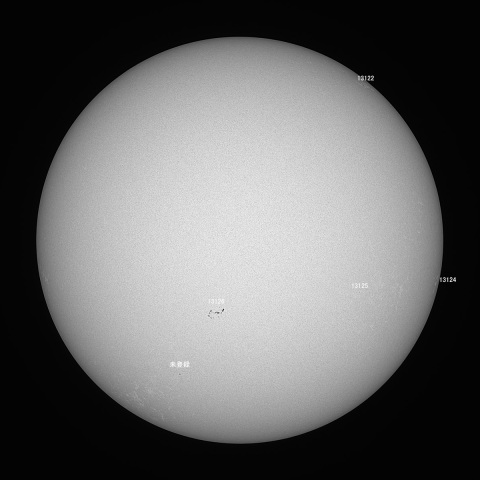 太陽(緑色光) 2022/10/20
