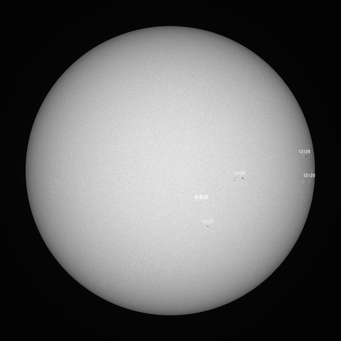 太陽(緑色光) 2022/10/23