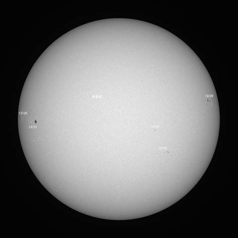 太陽(緑色光) 2022/10/26