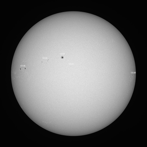 太陽(緑色光) 2022/10/30