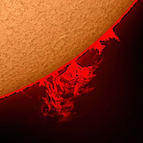 太陽プロミネンス 2023/02/25