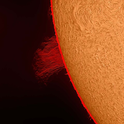 太陽プロミネンス 2023/03/09