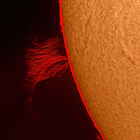 太陽プロミネンス 2023/03/10