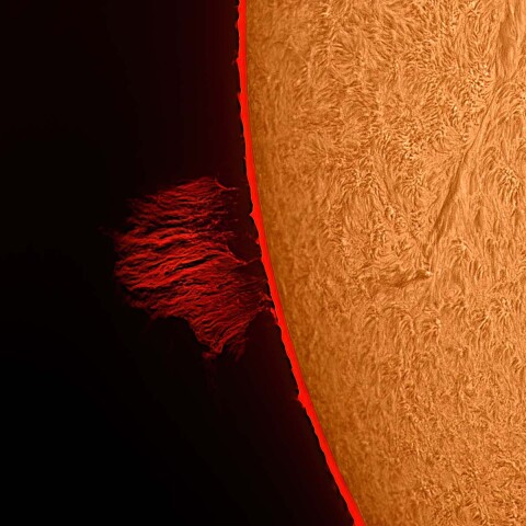 太陽プロミネンス 2023/03/11